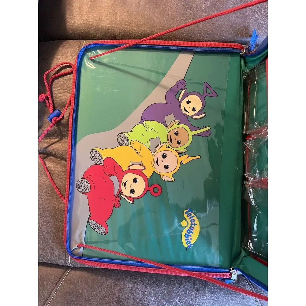 Vintage 1999 Teletubbies‎ Activity Lap Bag Kids Travel Carry Case Rare